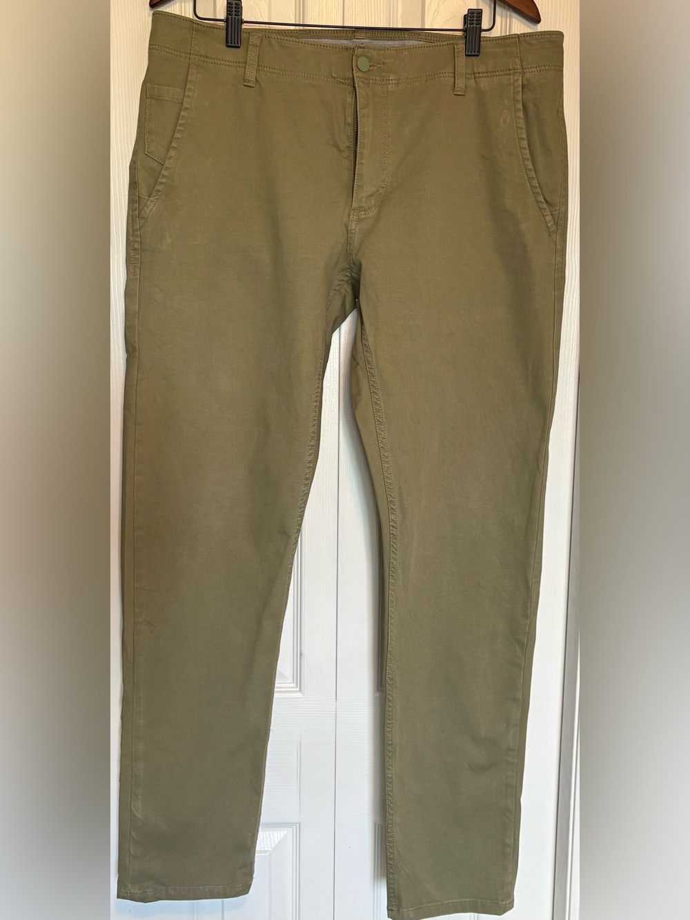 Dockers SmartFlex Khaki Pants Olive Green 36x32